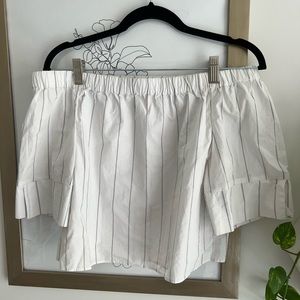 OAK AND FORT strapless top stripped